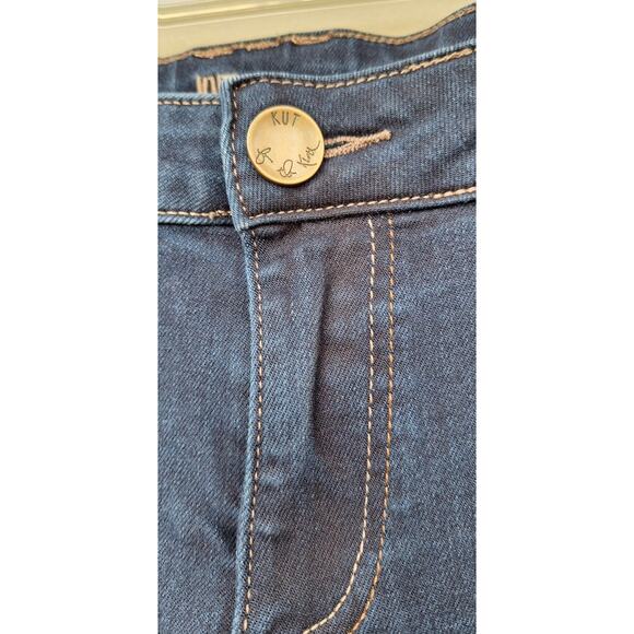 KUT from the Kloth MIA Toothpick Skinny Blue Jeans Cotton Lyocel Poly Spandex 10 - Picture 6 of 10